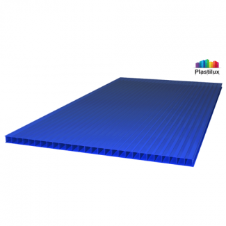 Сотовый поликарбонат POLYNEX, цвет синий, размер 2100x6000 мм, толщина 10 мм